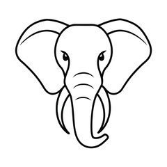 Fototapeta premium elephant vector illustration