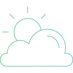 Sun icon single vector illustration