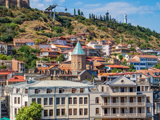 Tbilisi, Georgia. Saint George's Church or Surb Gevorg is a 13th century Armenian church in the old city of Tbilisi.