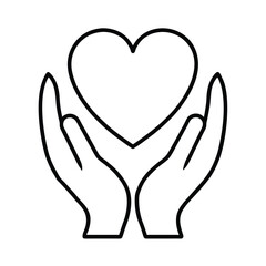 Obraz premium heart in hands