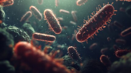 Naklejka premium Create a case study where bioinformatics tools uncovered a novel enzyme associated with a rare pathogen.