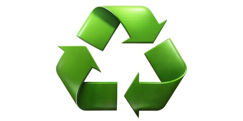 Obraz premium recycle symbol on white background