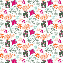 seamless pattern with butterflies