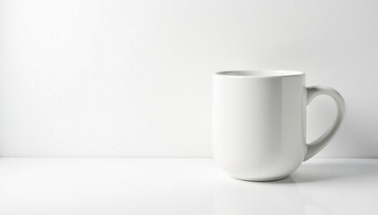 Fototapeta premium Crisp white studio background, ideal for product display, business, cosmetic, photography