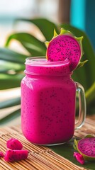 Healthy Summer Dragon Fruit Smoothie for Wellness