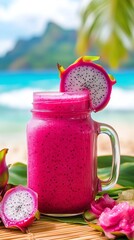 Healthy Summer Dragon Fruit Smoothie for Wellness