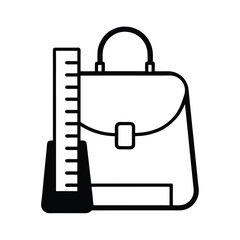 Obraz premium vector briefcase icon