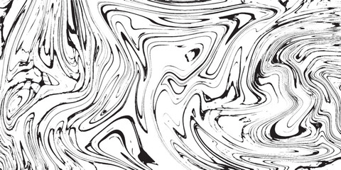 Black and white ink marbling textures. Hand drawn marble illustrations, ebru aqua paper and silk prints Perlin Noise Geometric Pattern generative computational art illustration