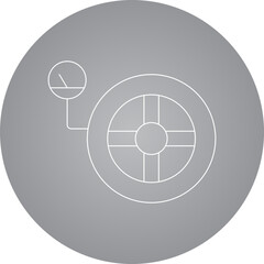Tyres icon single vector illustration