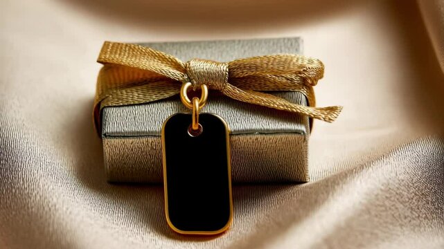 Dog tag engraved &ldquo;Mom&rsquo;s Best Friend&rdquo; &ndash; Sentimental, Precious &ndash; Placed in jewelry box with ribbon &ndash; Cream velvet interior