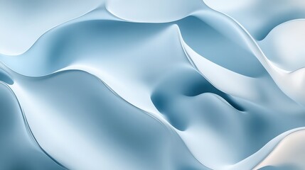 Obraz premium Soft pastel light blue abstract background with blurred cloud-like shapes and gentle gradients, perfect for design projects or decoration, light blue, gradients, soft