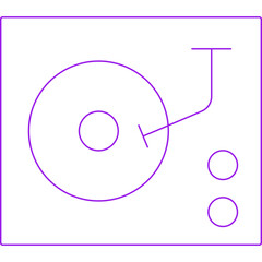 Disc icon single vector illustration