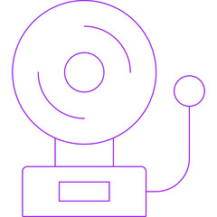 Bell icon single vector illustration