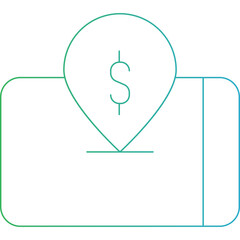 Pin location icon single vector illustration