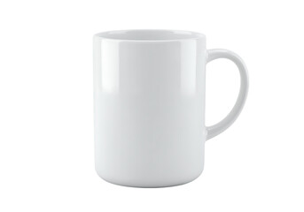 Blank white coffee mug mockup