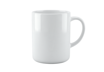 Blank white coffee mug mockup