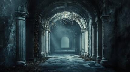 Gloomy corridor
