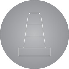 VLC icon single vector illustration