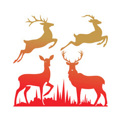 deer vector illustration