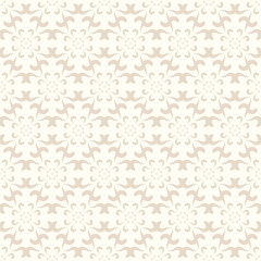 seamless pattern with abstract floral shapes. Beige elegant background. for wallpaper, textiles, home decor