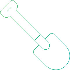 Showels icon single vector illustration