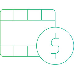 Videos icon single vector illustration