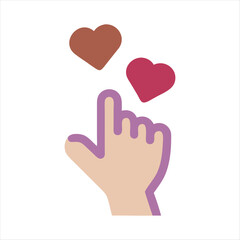Hand Gestures, Two Hearts, Love, Affection, Romance, Care, Support, Kindness, Emoji, Symbol.