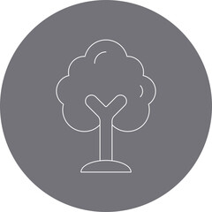 Tree icon single vector illustration