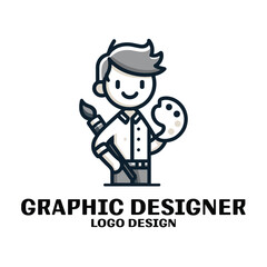 Graphic Designer Vector Logo Design