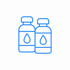 liquid bottle icon sign vector