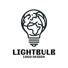 Lightbulb Vector Logo Design