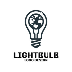 Lightbulb Vector Logo Design