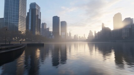 Obraz premium Modern economic conditions bring about evolving rental market shifts through innovative property leasing models and strategic urban planning