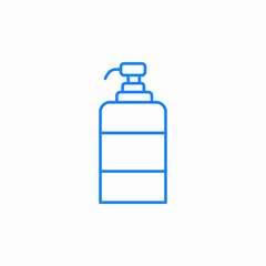 pump soap bottle icon sign vector