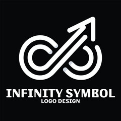 Infinity Symbol Vector Logo Design