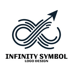 Infinity Symbol Vector Logo Design