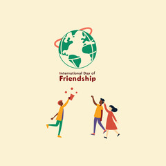International Day of Friendship vector