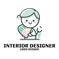 Interior Designer Vector Logo Design