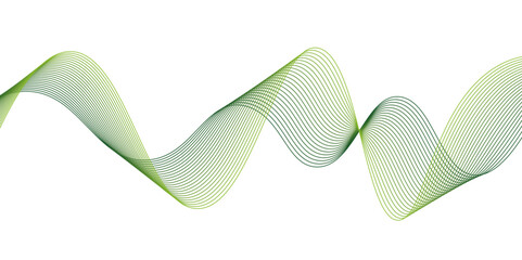 Abstract multicolor gradient wave lines vector background, twisted curve lines and blend effect. Wave of many glittering lines. Abstract vertical glow wavy stripes on white background isolated.  wavy.