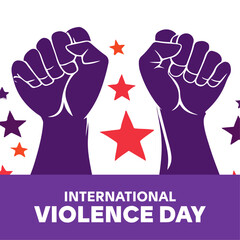International Violence Day Fist Poster