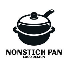 Nonstick Pan Vector Logo Design
