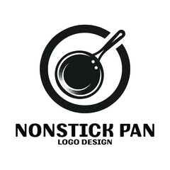 Nonstick Pan Vector Logo Design