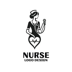 Nurse Vector Logo Design