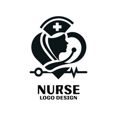 Nurse Vector Logo Design
