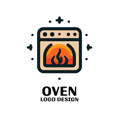 Oven Vector Logo Design