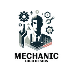 Mechanic Vector Logo Design