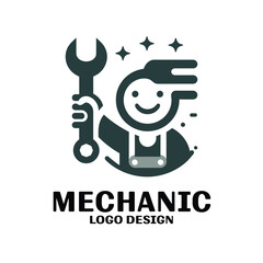 Mechanic Vector Logo Design