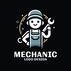 Mechanic Vector Logo Design