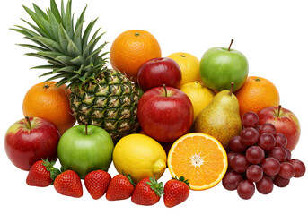 Assorted fresh fruits, healthy eating concept