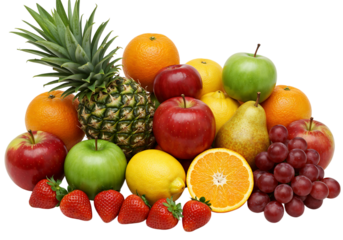 Assorted fresh fruits, healthy eating concept